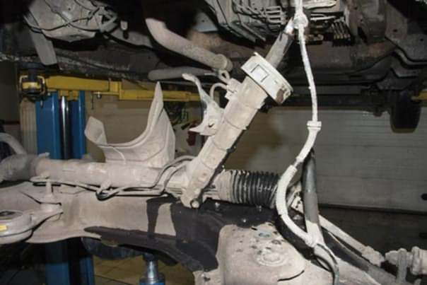 снятие рейки перед заменой